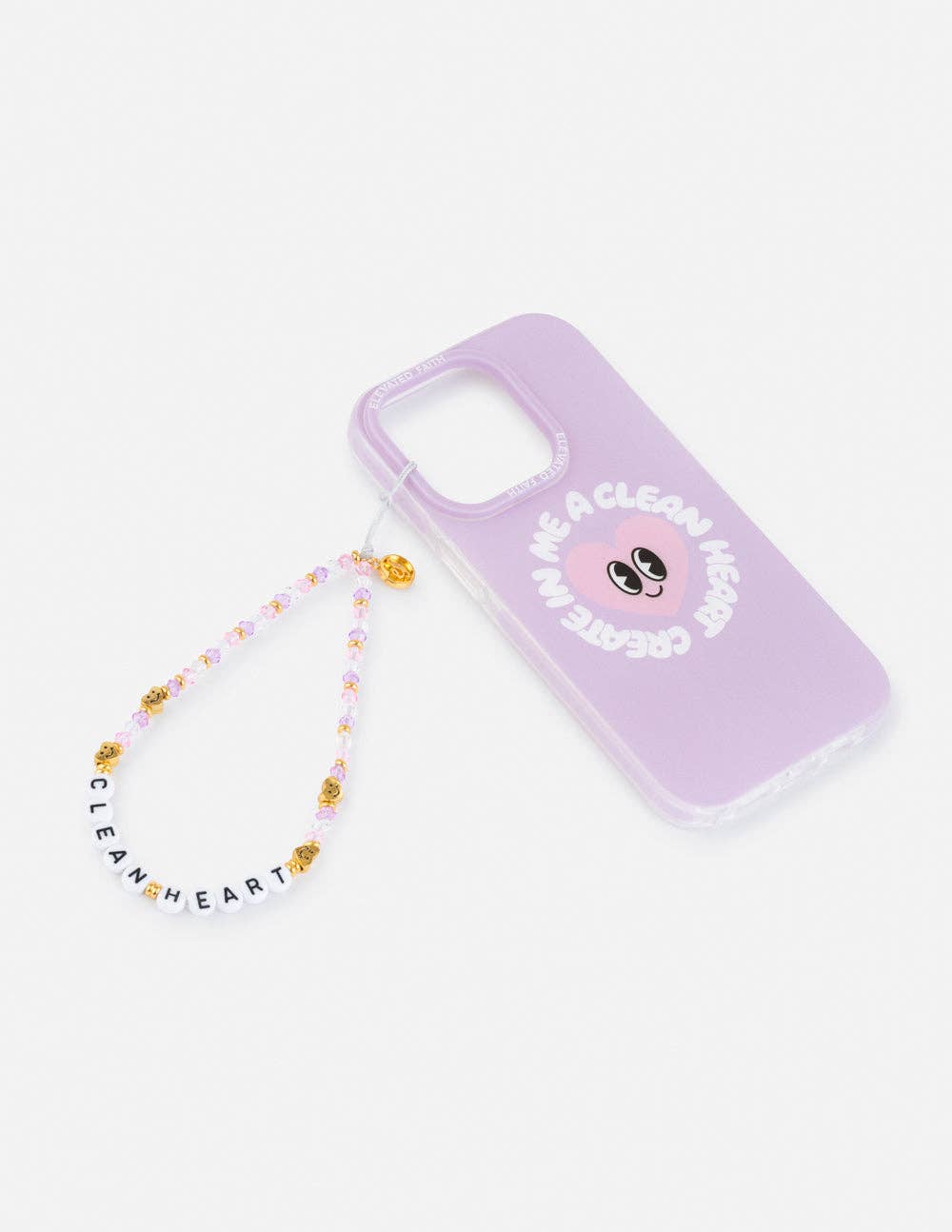 Create in Me a Clean Heart Phone Charm