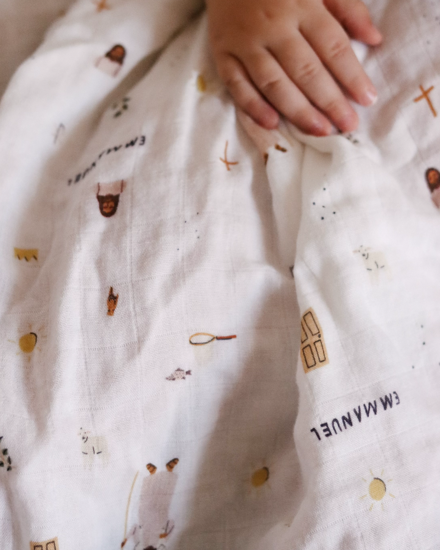 Muslin Swaddle Saint Francis