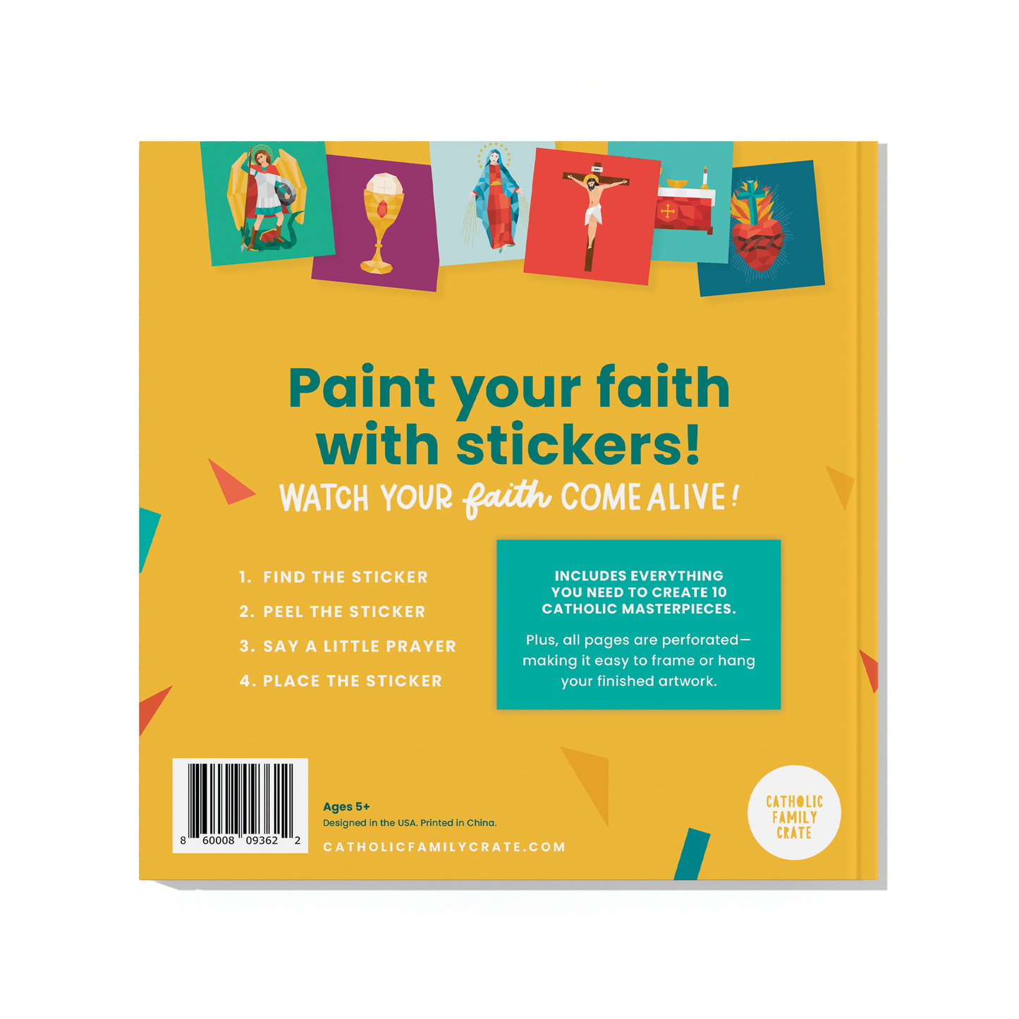 Pray by Sticker: Paint-by-Number Stickerbook