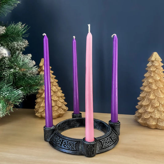 Celtic Knot Resin Advent Wreath