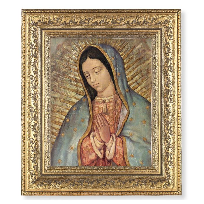 Our Lady of Guadalupe   Gold Framed