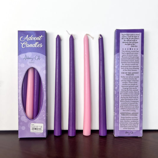 Advent Candles 10"