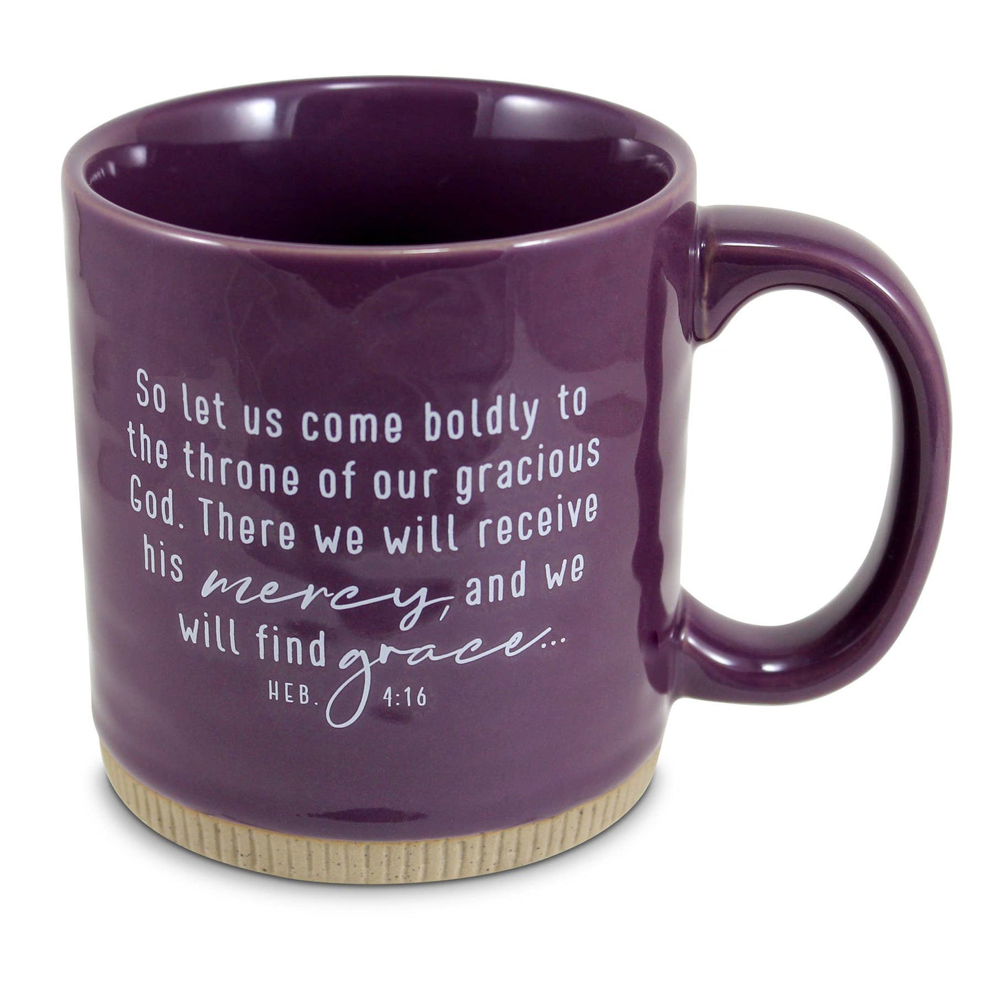 Mug Abundant Grace Purple 16 oz