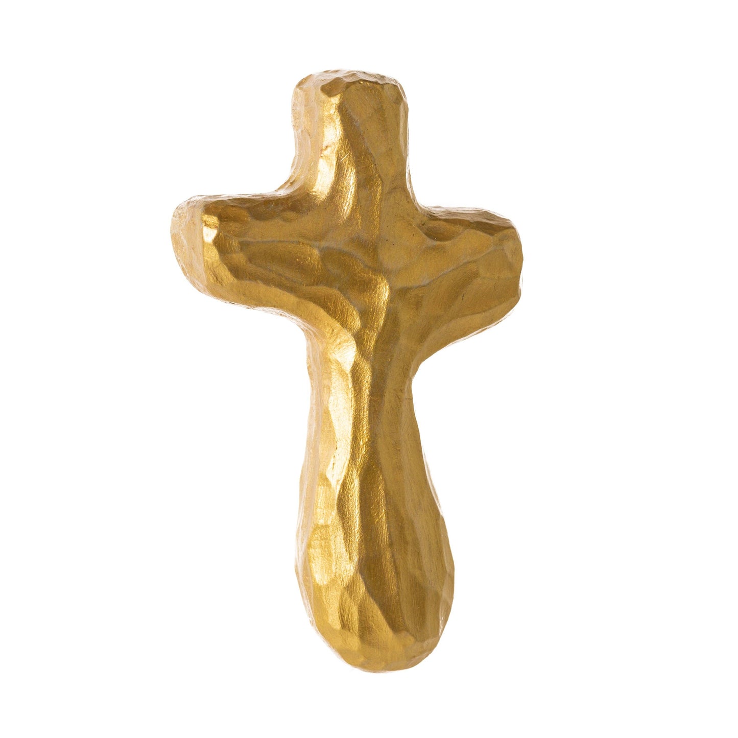 Journey Holding Cross Gold Luster