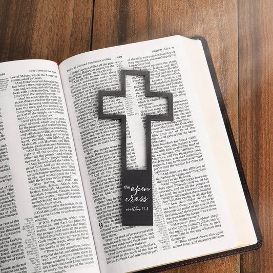 Open Cross Bookmark