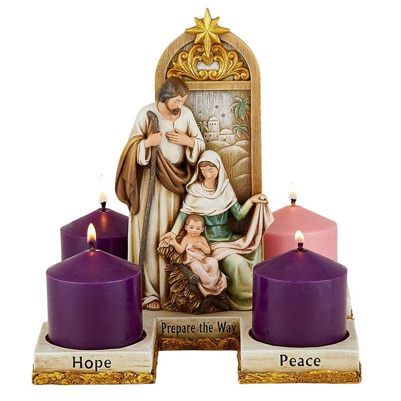 Prepare the Way Advent Candleholder