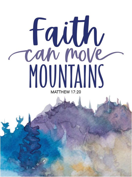 Faith Can Move Mountains Magnet