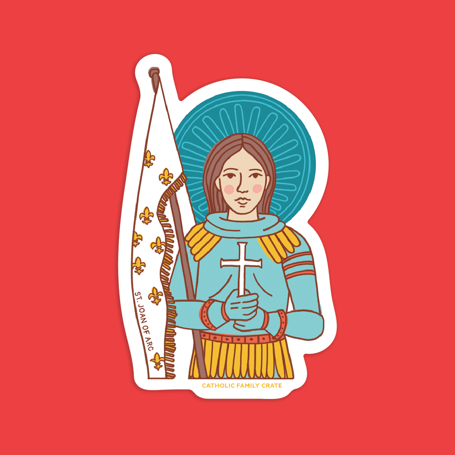 Saint Joan of Arc Sticker