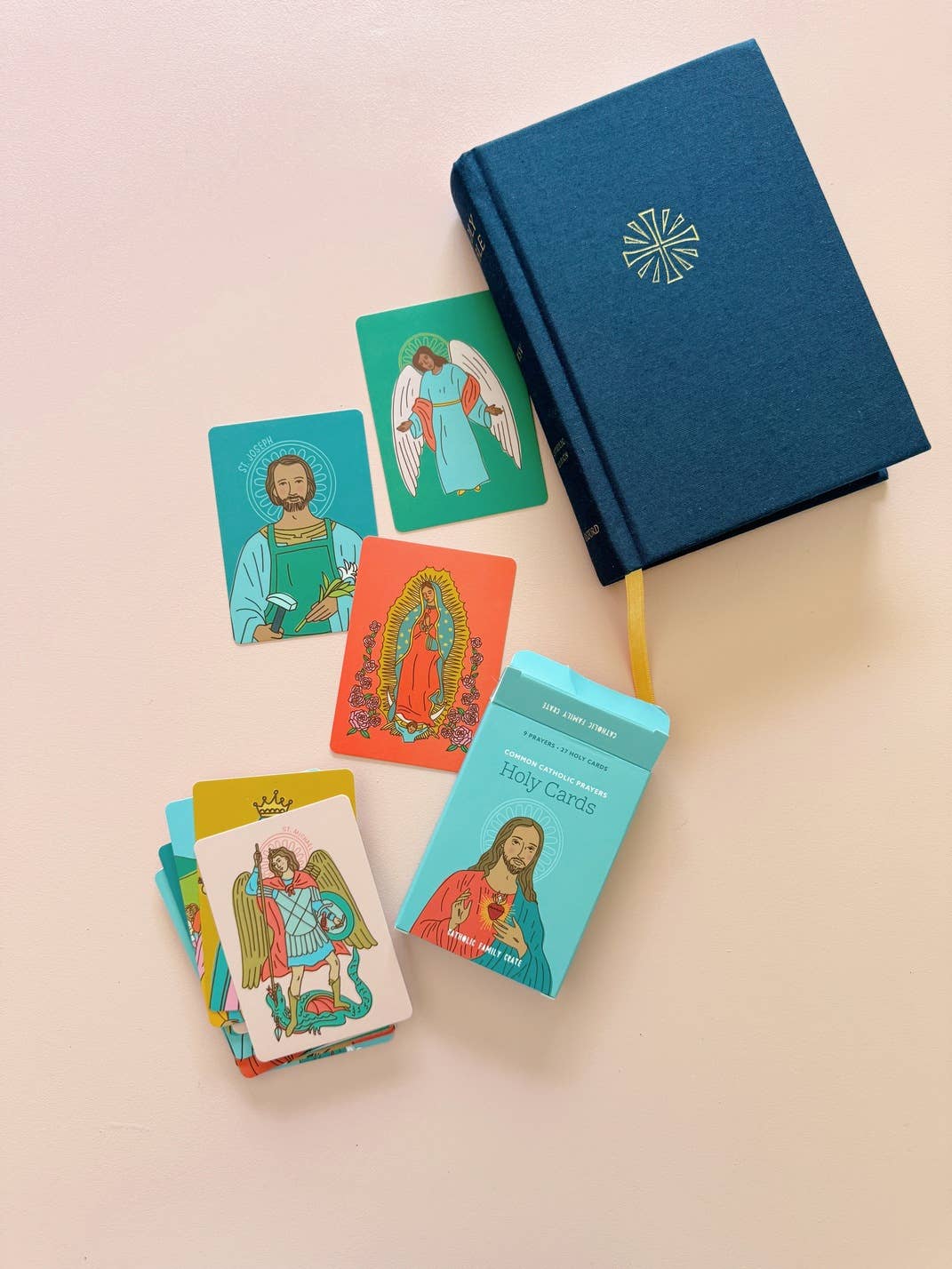 Holy Cards - Catholic Prayers (28 cards)