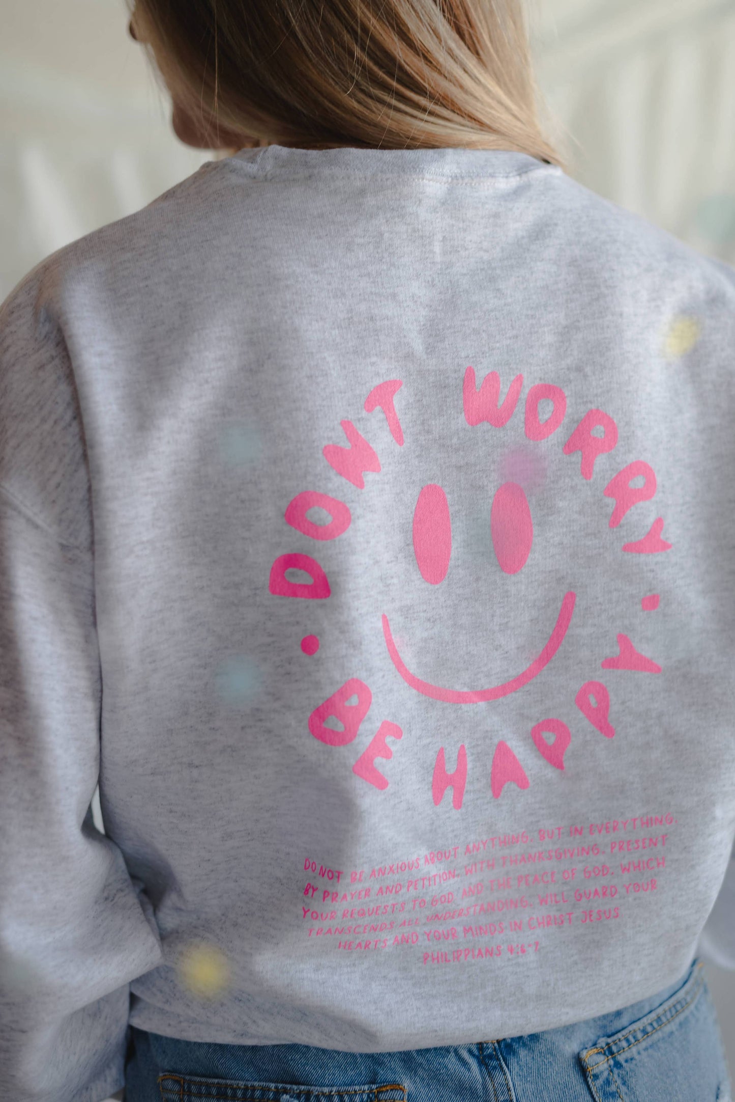 Be Happy Pullover l Christian Pullover