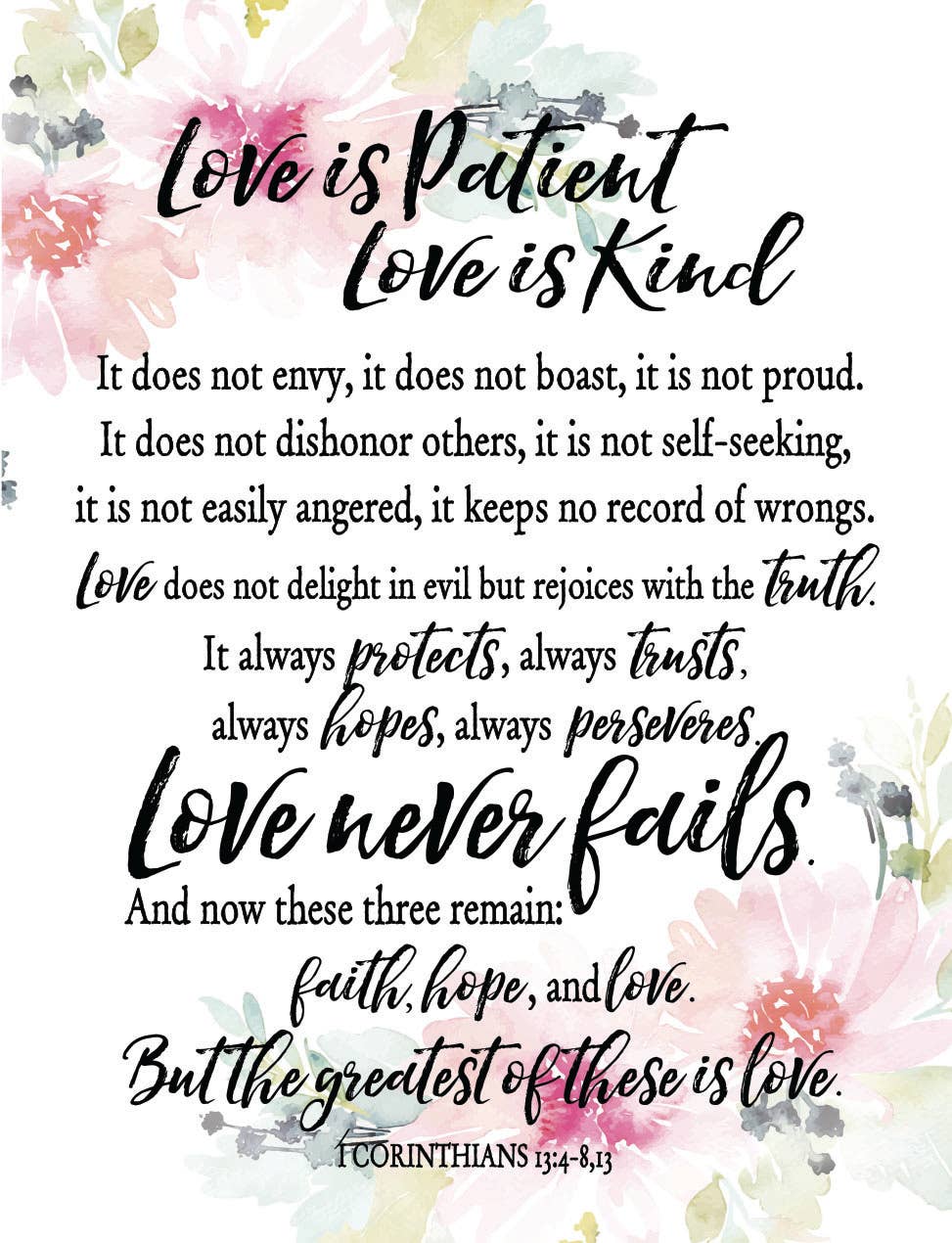 Love Is Patient Magnet