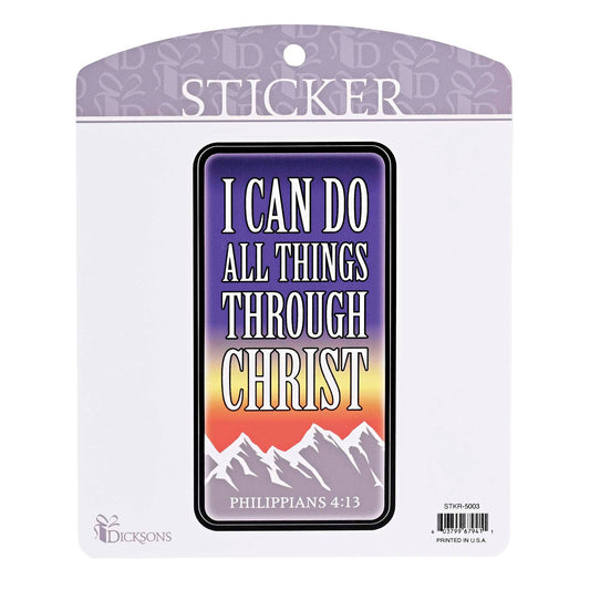 I Can Do All Things Sticker