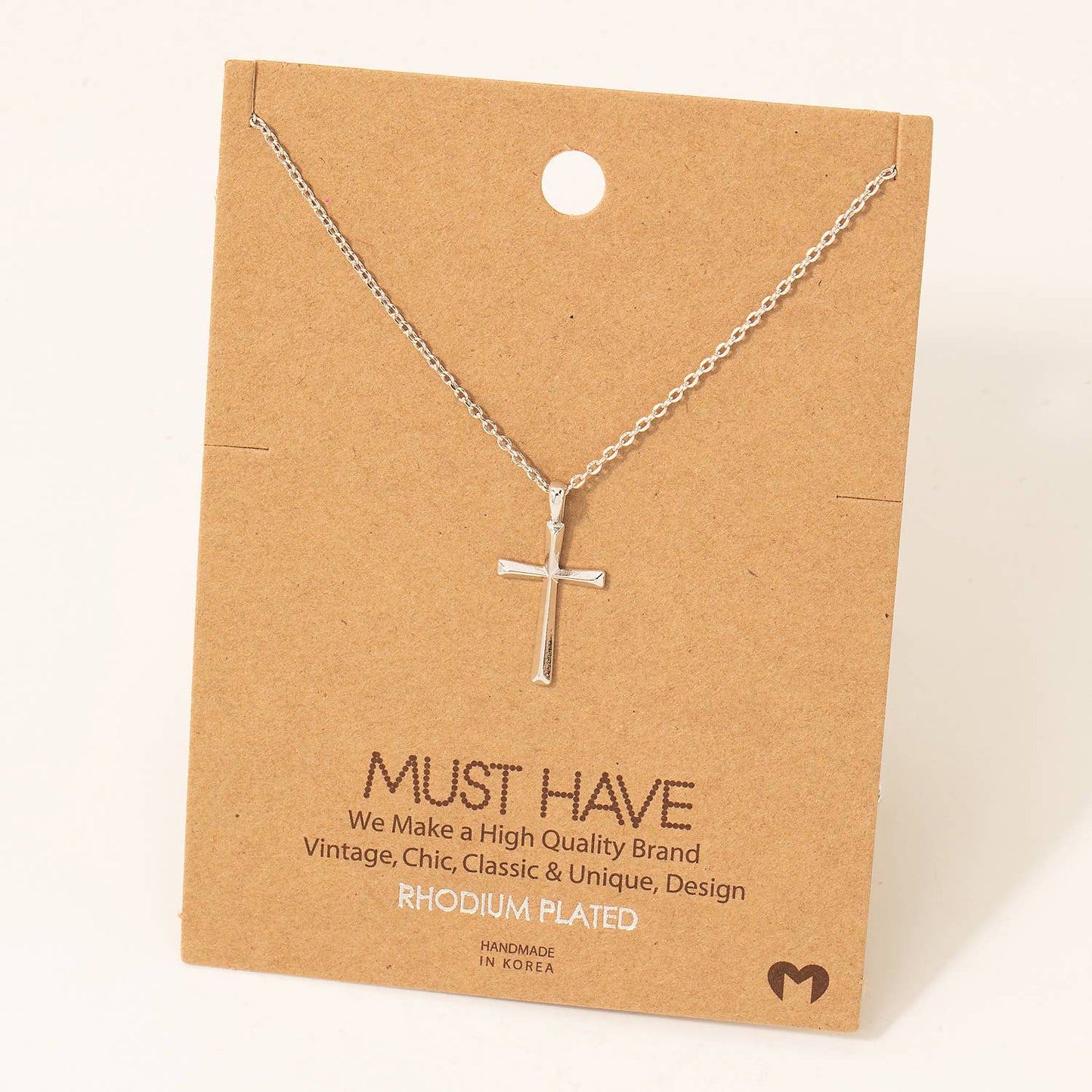 Dainty Cross Pendant Necklace