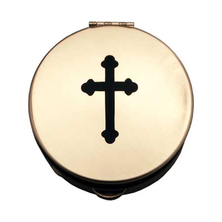 Pyx with Budded Cross