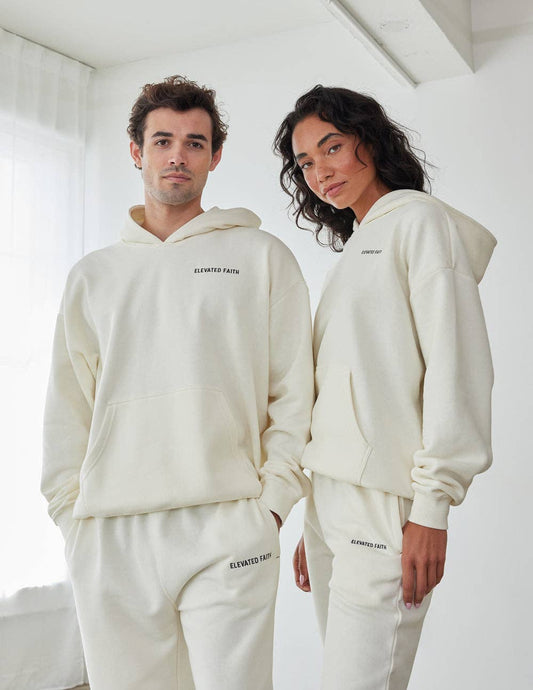 Basics White Sand Unisex Hoodie