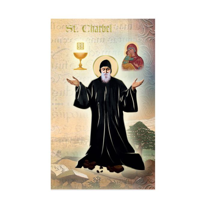 St. Charbel bio card