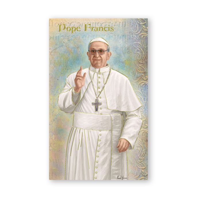 Folding Holy Card - Pope Francis