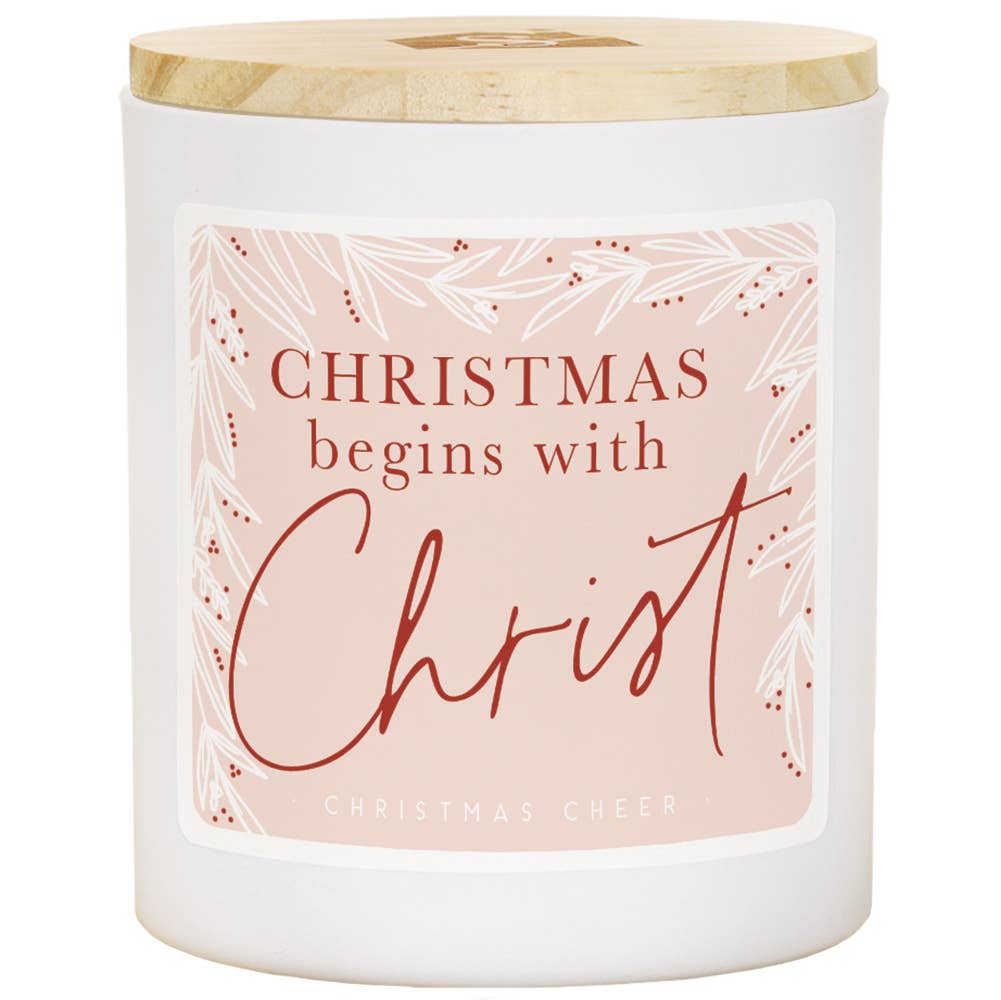 Christmas Begins Pink - CCH - Candles