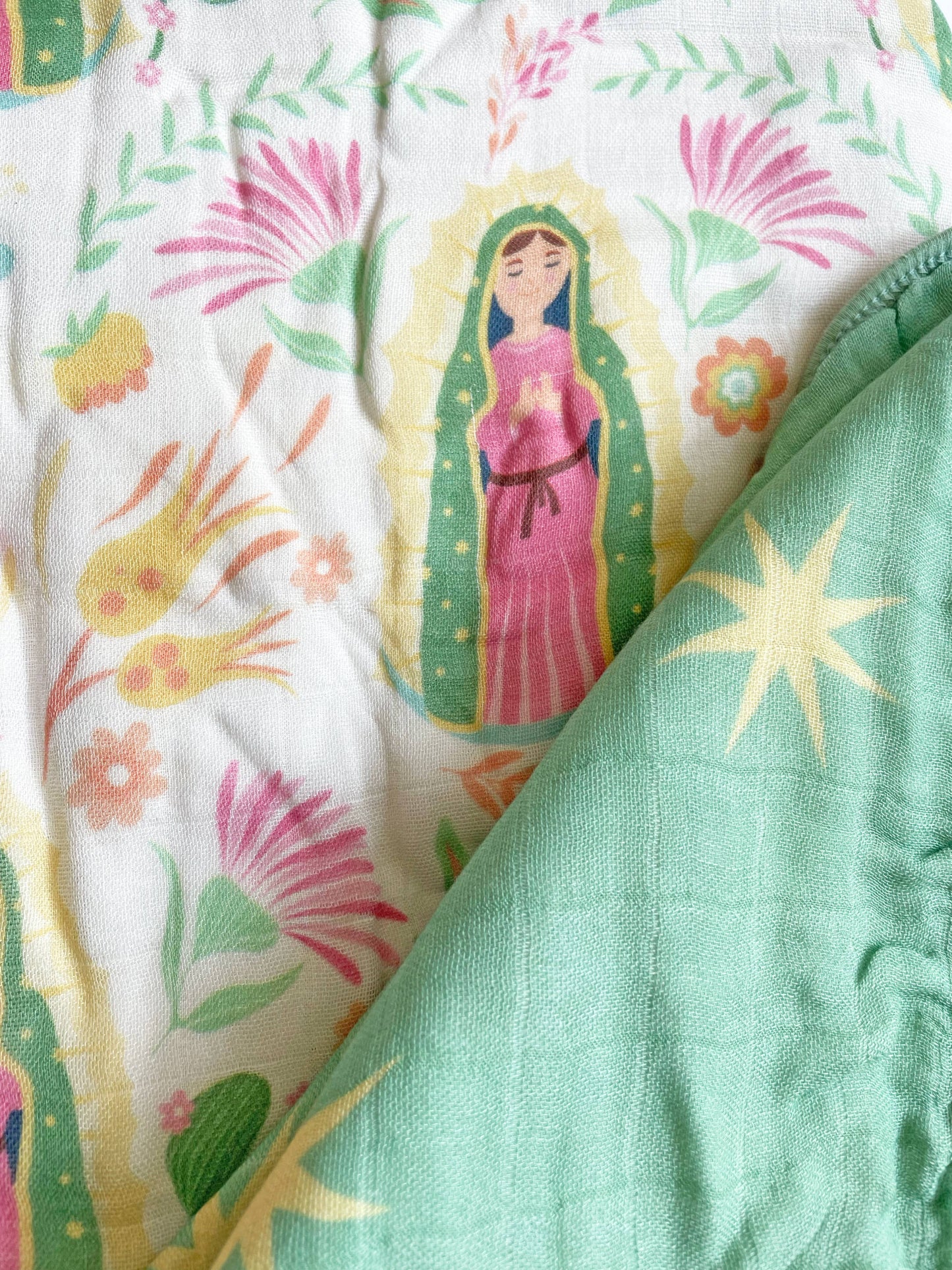 Our Lady of Guadalupe 8 Layer Quilt