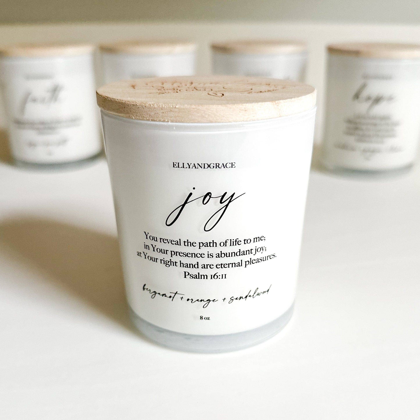 Joy Glass Soy  Candle