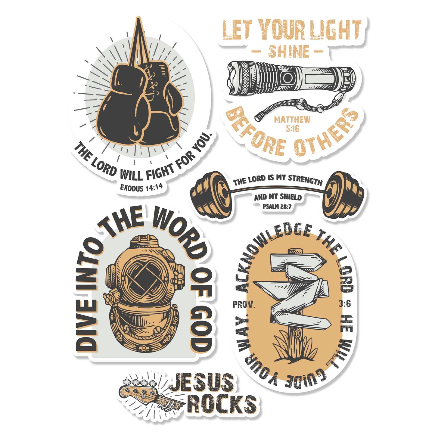 Let Your Light Shine Sticker Collection