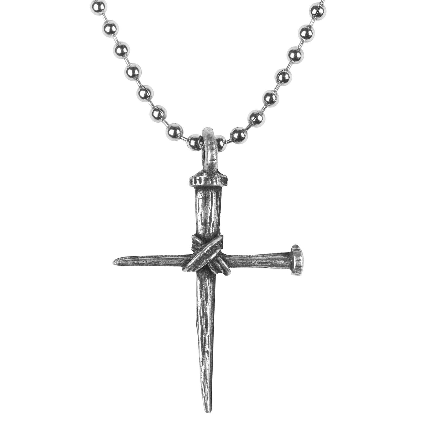 Nail Cross Necklace