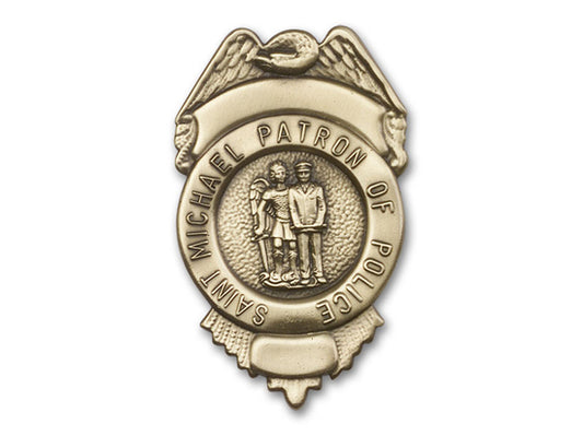St. Michael Police Visor Clip