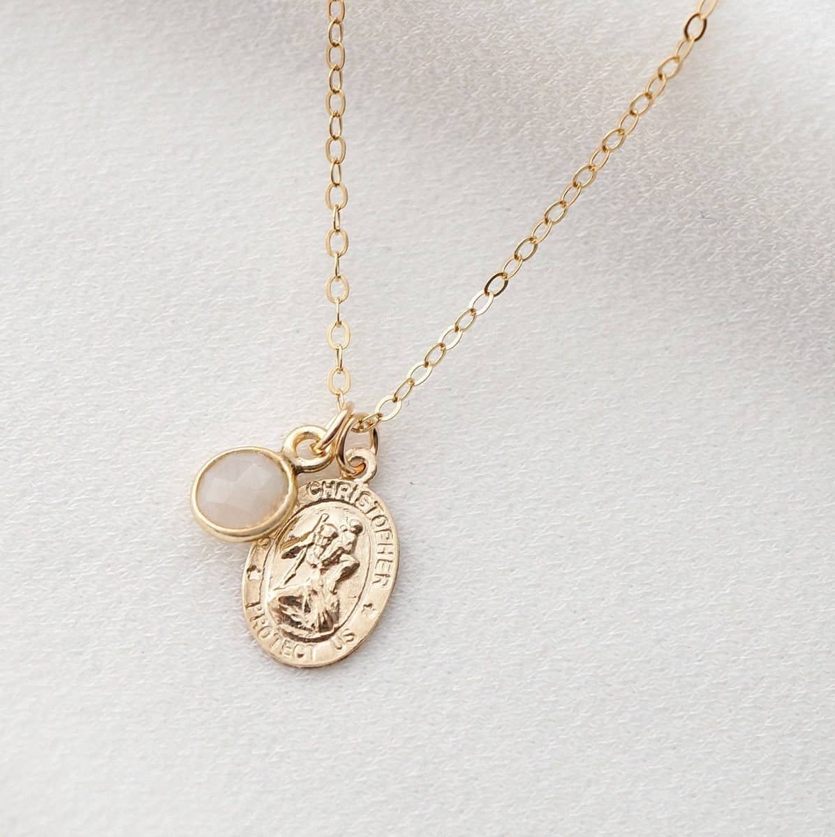 St. Christopher 14K Gold Filled Necklace