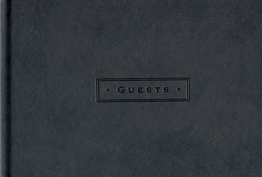 Classic Black Guest Book