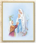 OUR LADY OF LOURDES PLAQUE