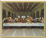 THE LAST SUPPER (DA VINCI) PLAQUE