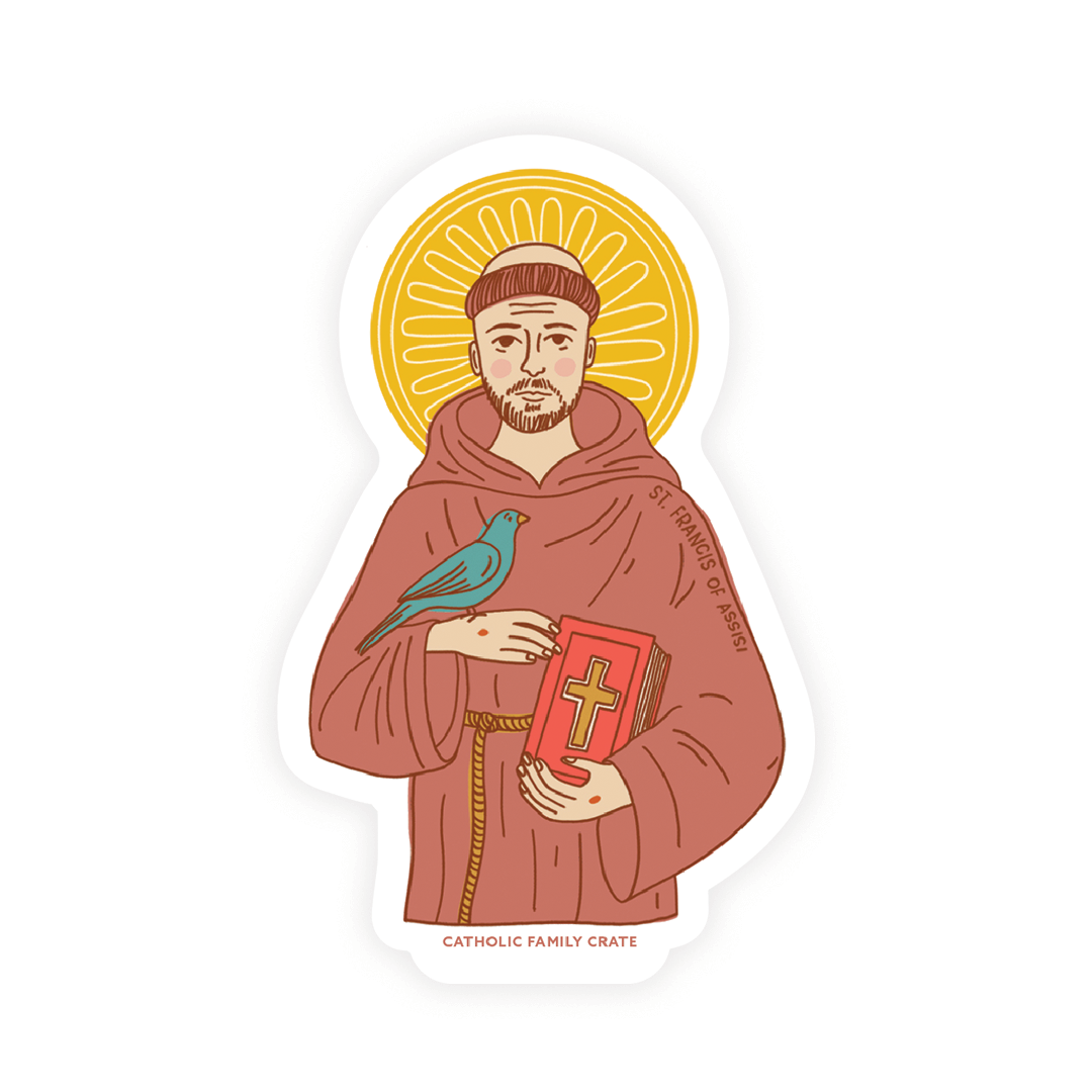 Saint Francis of Assisi Sticker