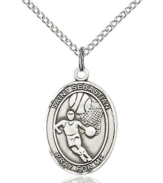 St. Sebastian Basketball Medal