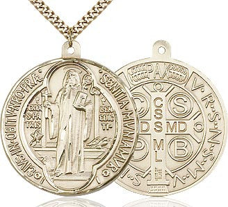 St. Benedict Medal (26mm) Sterling Silver