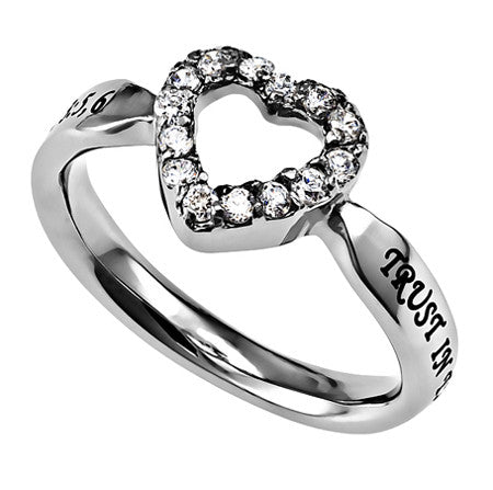 Open Heart Ring "Trust"