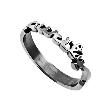 Hand Writing Ring "Purity"