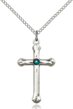 Birthstone Cross Necklace - Multiple Options