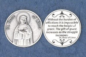 St. Rose of Lima Pocket Token