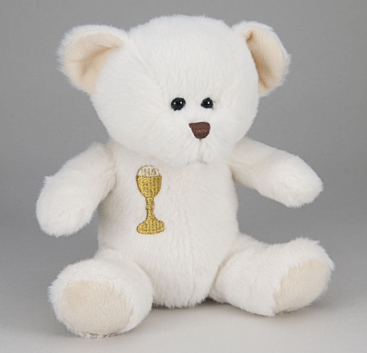 COMMUNION TEDDY BEAR WHITE