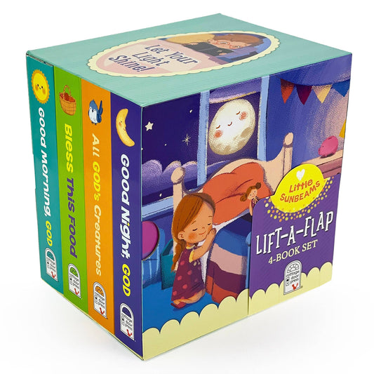 Little Sunbeams Religious Lift-A-Flap 4-Book Set