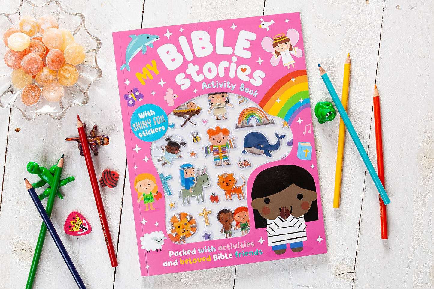 My Bible Stories Activity Book Pink