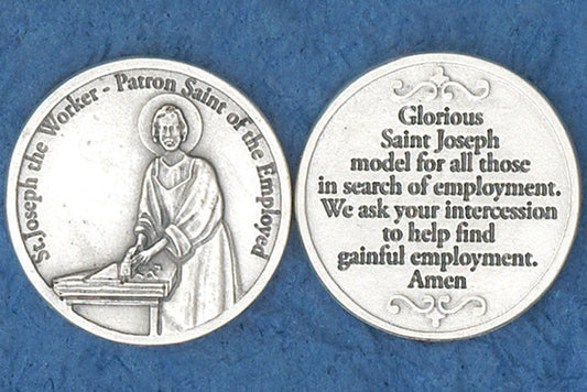 St. Joseph the Worker Pocket Token